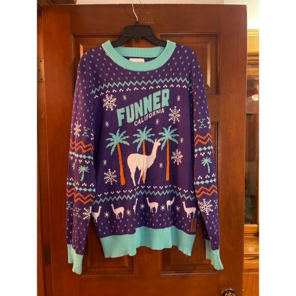 Tipsy Elves FUNNER CALIFORNIA HARRAHS sweater XL